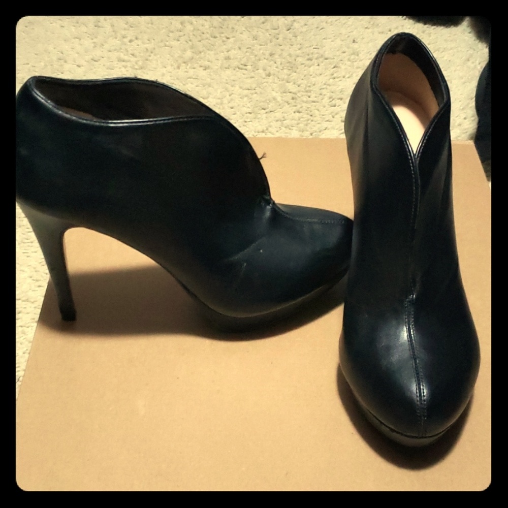 Audrey Brooke Leather Booties